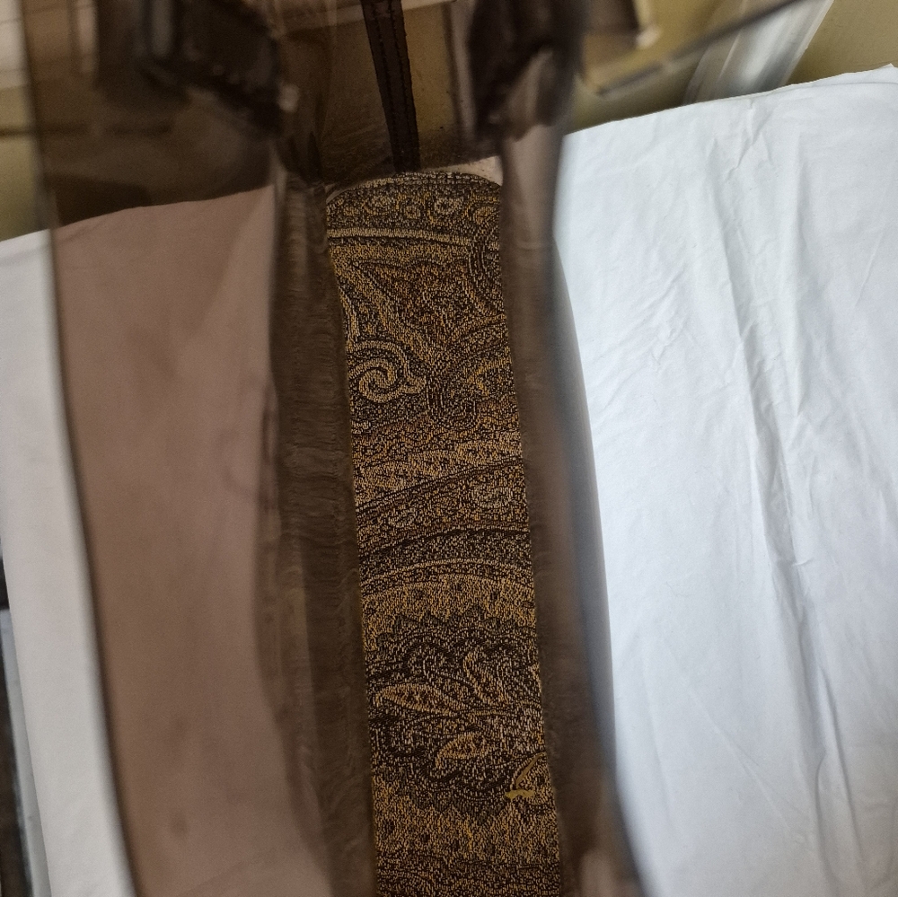 Etro Brown Tinted PVC Tote - Picture 6 of 12